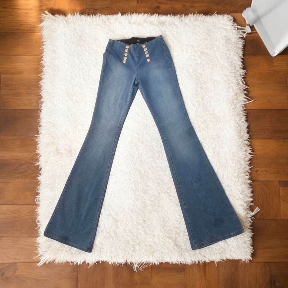 1822 Denim Women's Blue Wide Leg Jeans
